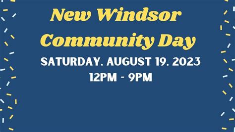 new windsor community day 2023